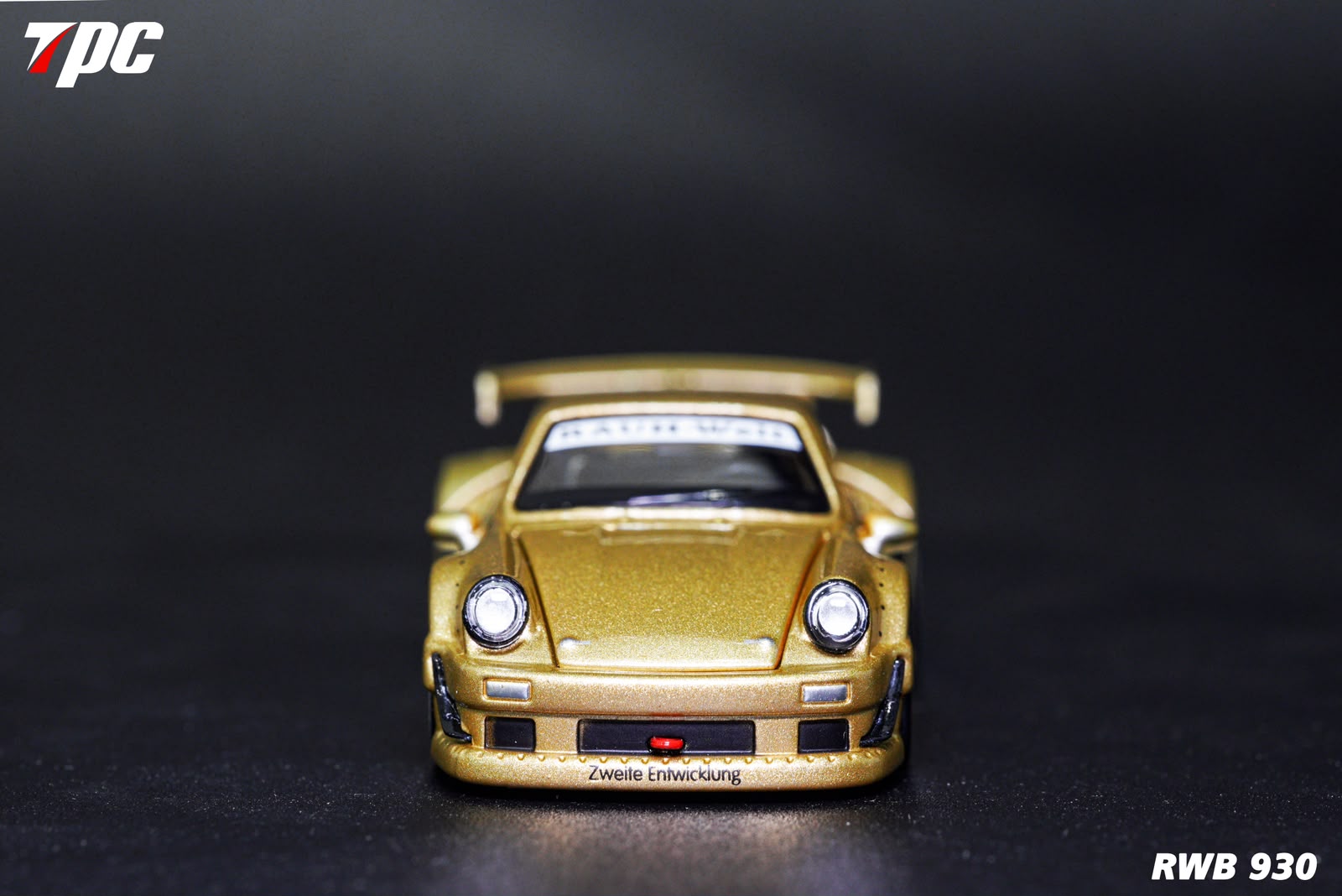TPC Customized Version 1/64 Gold RWB930 Fully Open Diecast Model