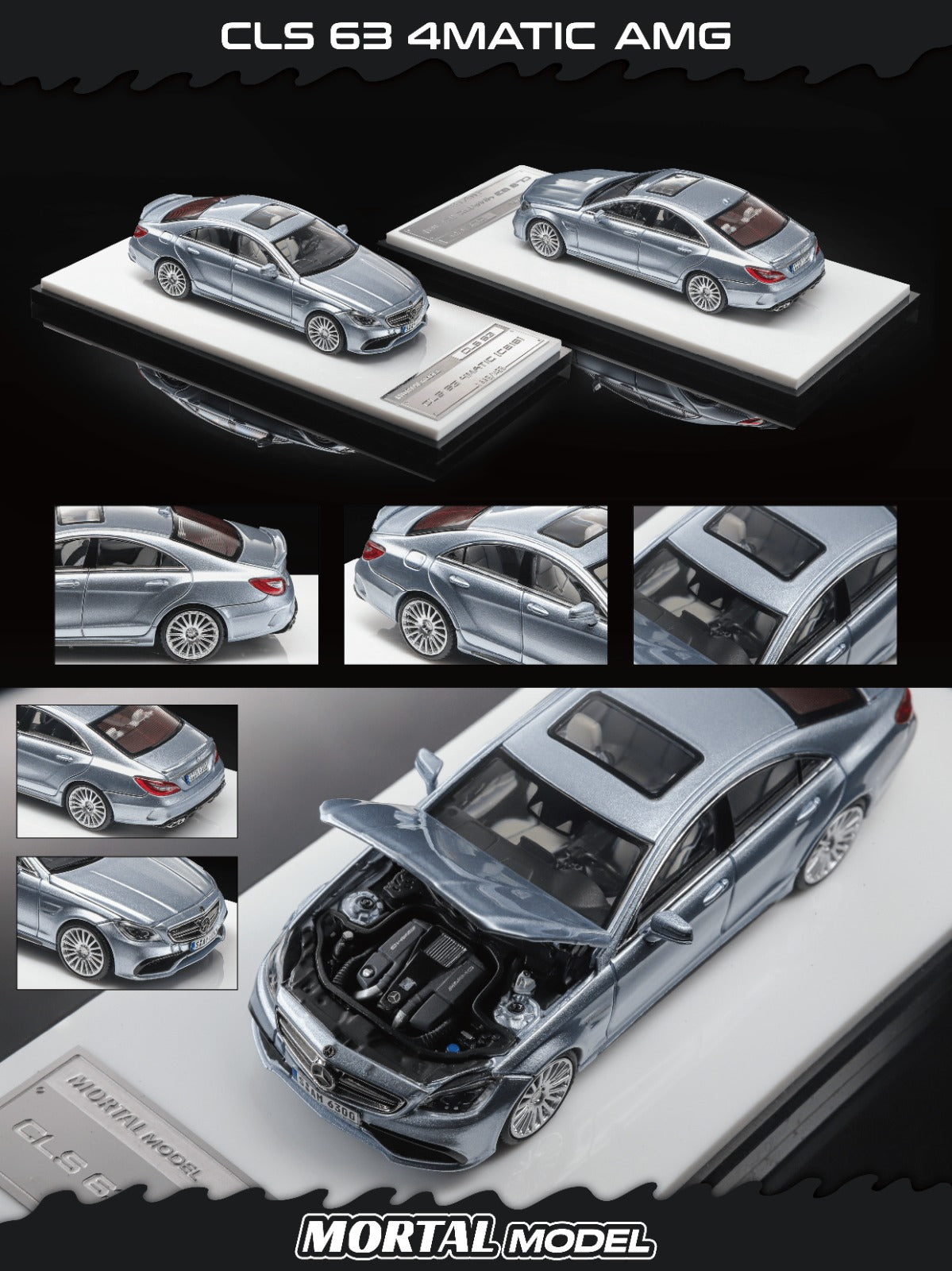 MORTAL 1/64 Benz CLS63 4MATIC AMG
