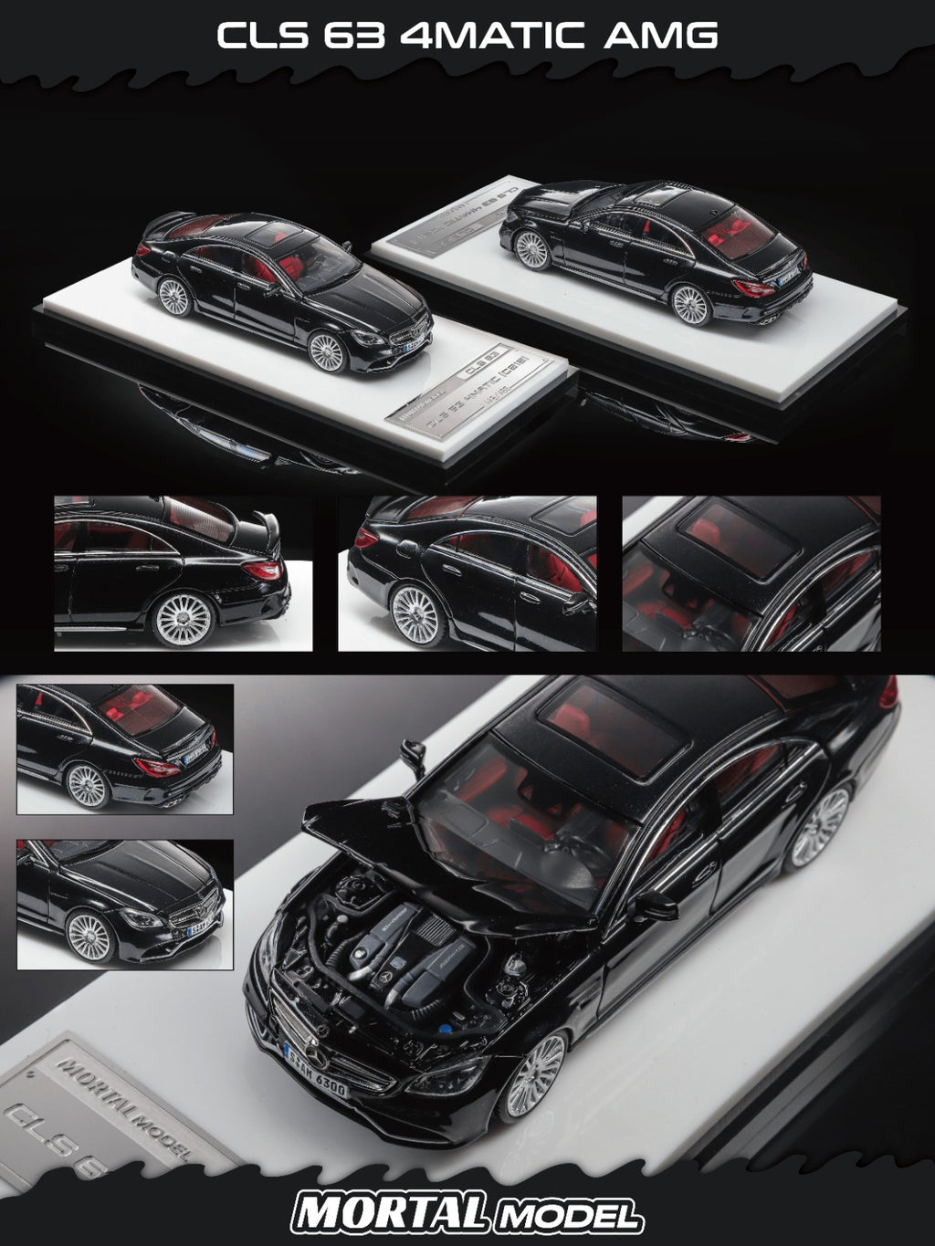 MORTAL 1/64 Benz CLS63 4MATIC AMG