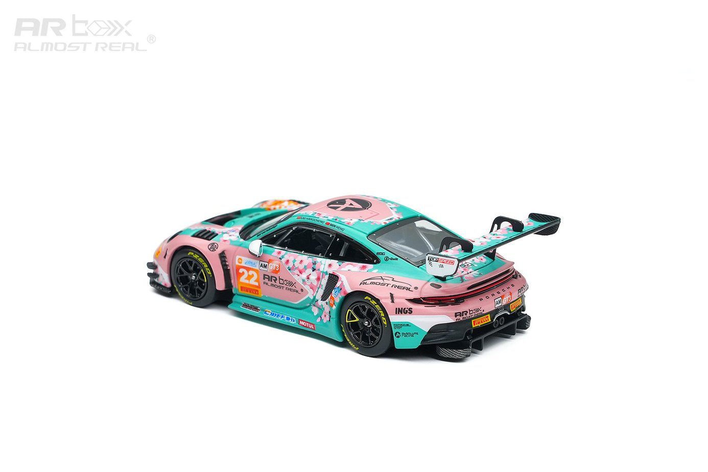 AR Box Porsche 911 GT3R 2026 China Super Sports Car Championship Ningbo Station Absolute Team