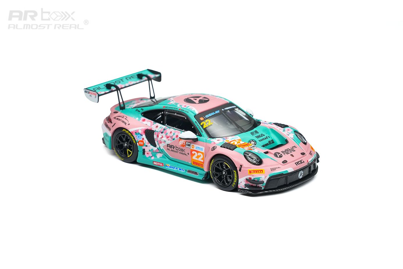 AR Box Porsche 911 GT3R 2026 China Super Sports Car Championship Ningbo Station Absolute Team