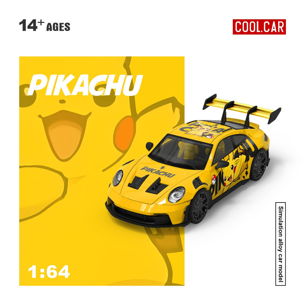 Cool Car 1:64 Porsche 992 GT3 RS - Pikachu