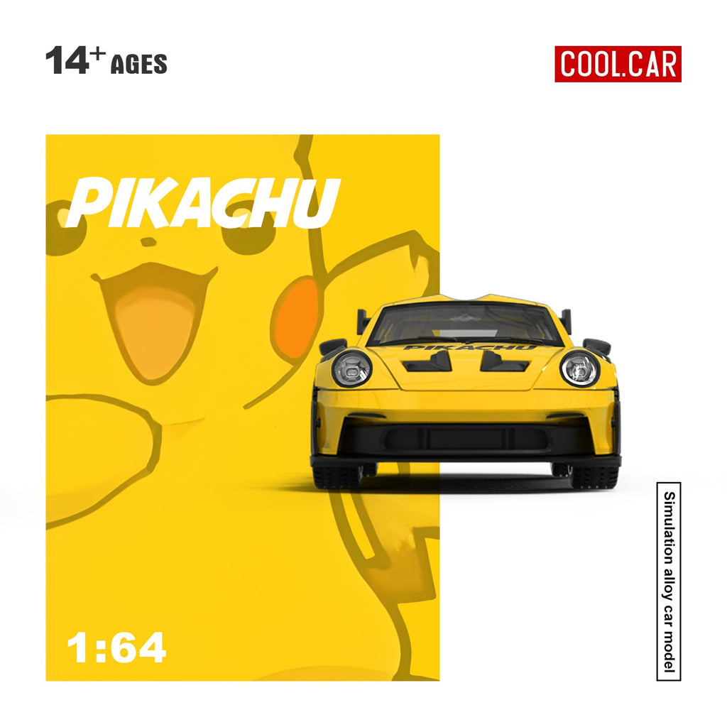 Cool Car 1:64 Porsche 992 GT3 RS - Pikachu