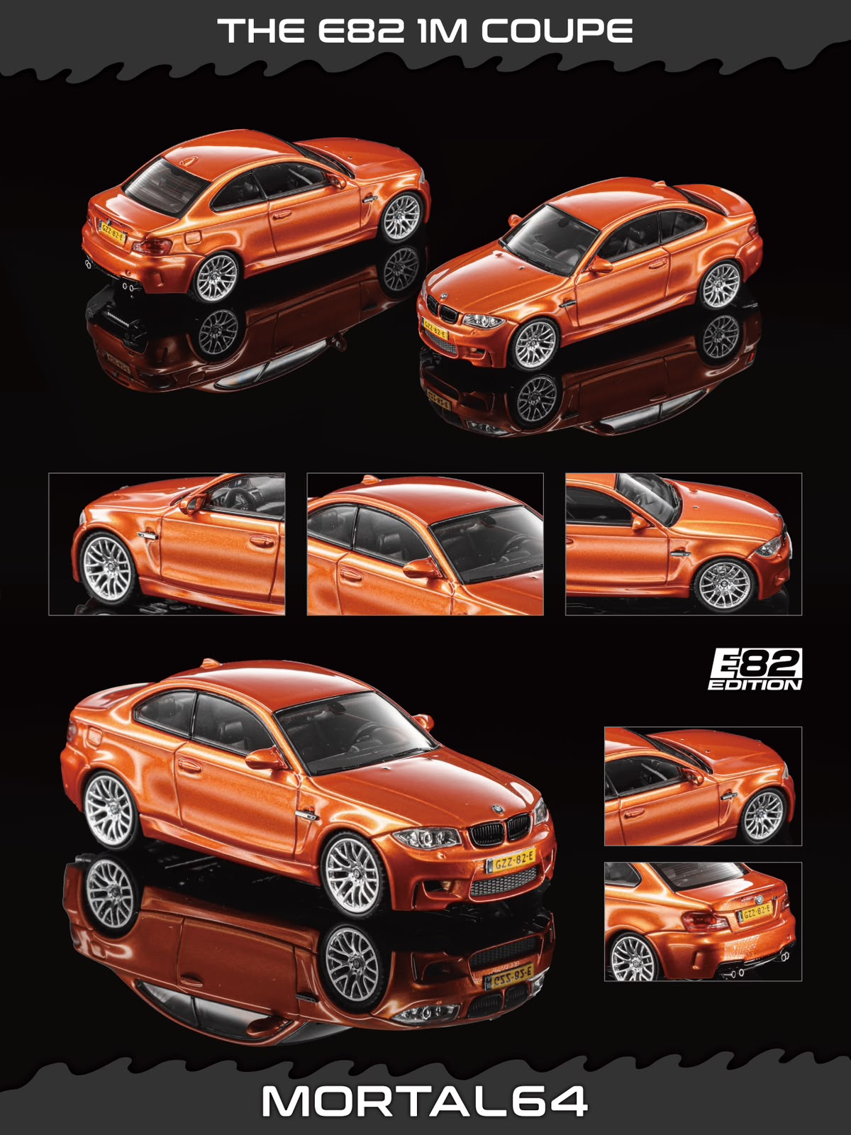 MORTAL 1/64 BMW 1M Coupe Diecast model