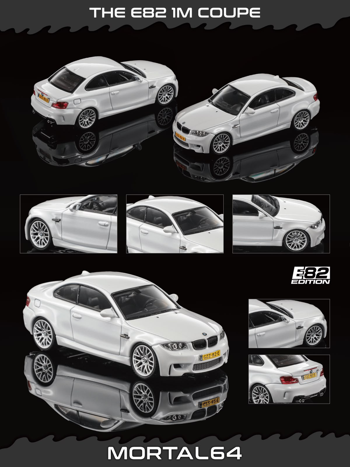 MORTAL 1/64 BMW 1M Coupe Diecast model