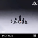 MoreArt 1:64 Dinosaur Figure Family Set - Realistic Resin Model