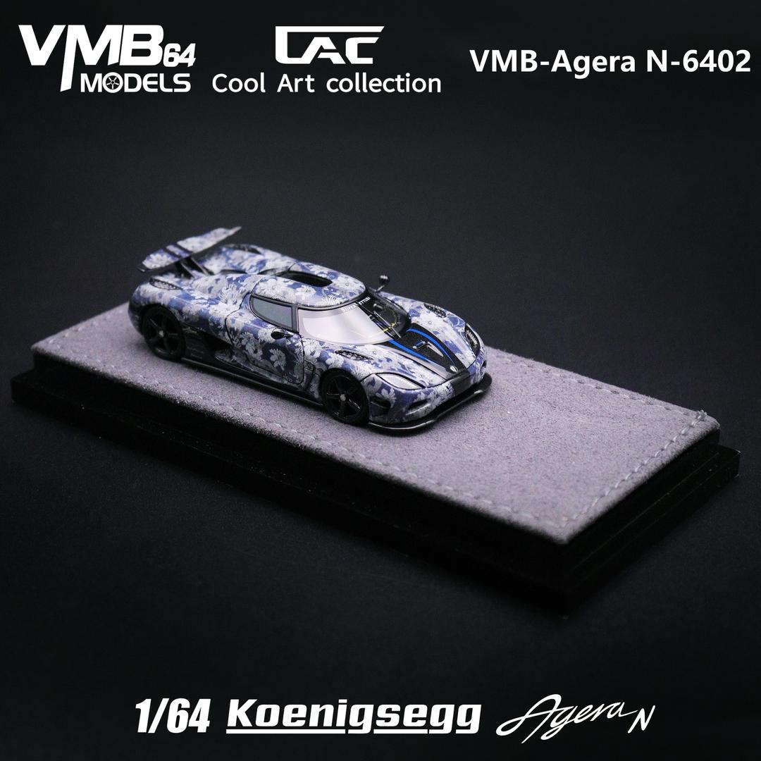 VMB Koenigsegg Agera N Blue and White Porcelain Livery