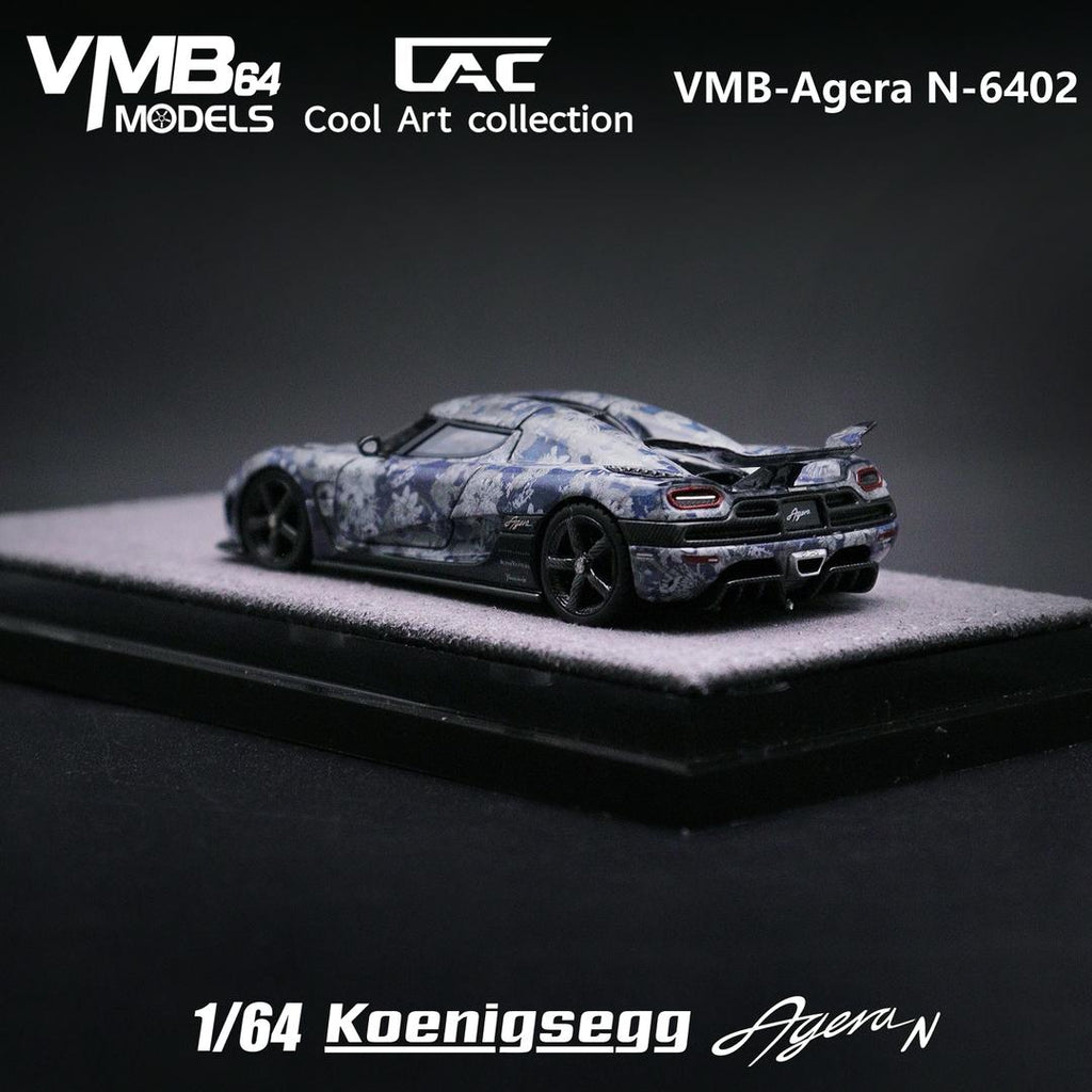 VMB Koenigsegg Agera N Blue and White Porcelain Livery
