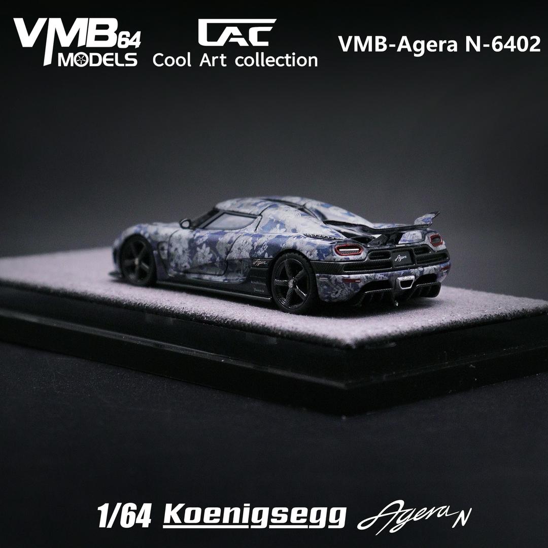 VMB Koenigsegg Agera N Blue and White Porcelain Livery