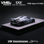 VMB Koenigsegg Agera N Blue and White Porcelain Livery