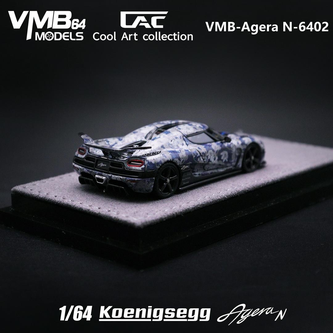 VMB Koenigsegg Agera N Blue and White Porcelain Livery