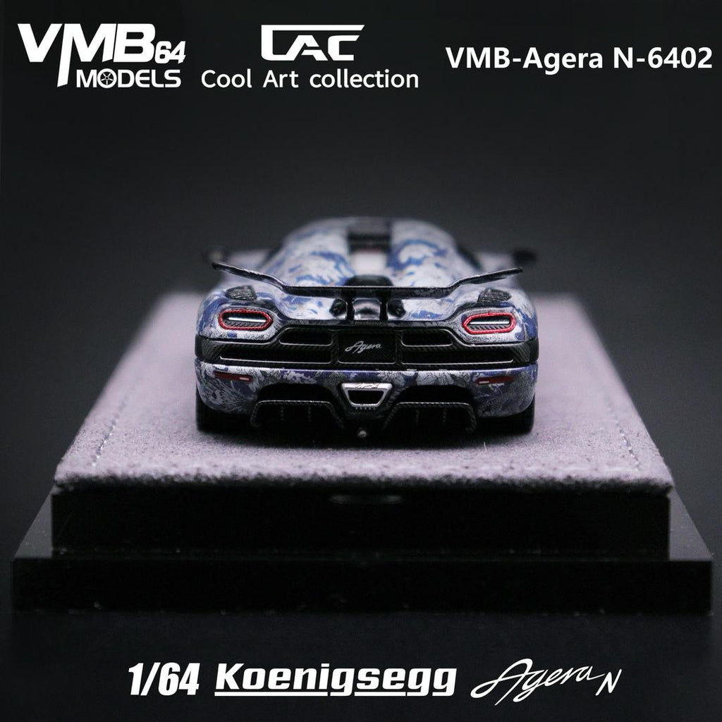 VMB Koenigsegg Agera N Blue and White Porcelain Livery