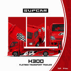 SupCar 1:64 H300 Flatbed Transport Trailer - Speed and Passion 3 Tokyo Drift