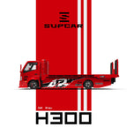 SupCar 1:64 H300 Flatbed Transport Trailer - Speed and Passion 3 Tokyo Drift