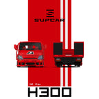 SupCar 1:64 H300 Flatbed Transport Trailer - Speed and Passion 3 Tokyo Drift