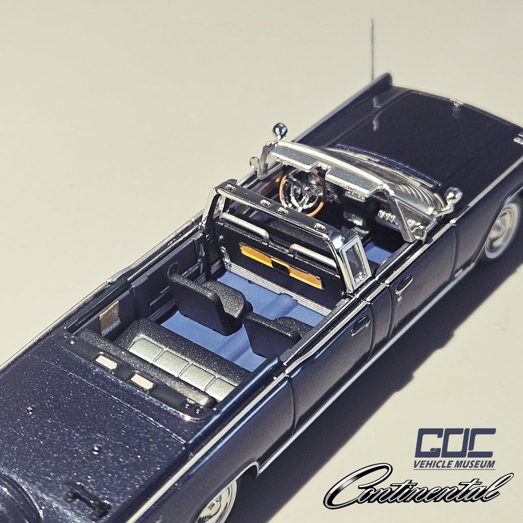 GOC 1/64 Lincoln Continental X100, Kennedy's car TMCS Malaysia 2026 Exhibition Edition