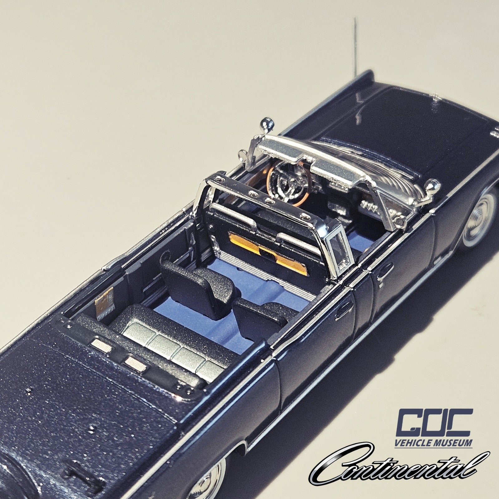 GOC 1/64 Lincoln Continental X100, Kennedy's car TMCS Malaysia 2026 Exhibition Edition