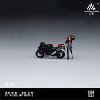 MoreArt 1:64 Kawasaki Night Scorn Beautiful Female Figure Set Resin Model