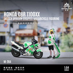 MoreArt 1:64 Honda CBR1100XX Sketch Dragon Graffiti Motorcycle Figure - Resin Model