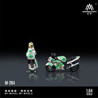 MoreArt 1:64 Honda CBR1100XX Sketch Dragon Graffiti Motorcycle Figure - Resin Model