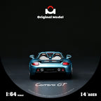 Original Model 1/64 Carrera GT metal lake blue