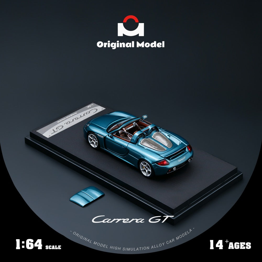 Original Model 1/64 Carrera GT metal lake blue