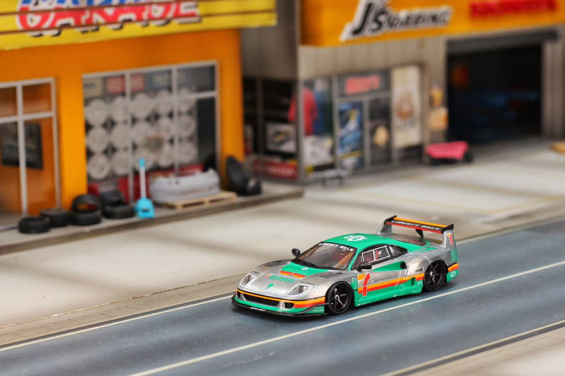 GHOST PLAYER Customized Version 1/64 Diecast Model.