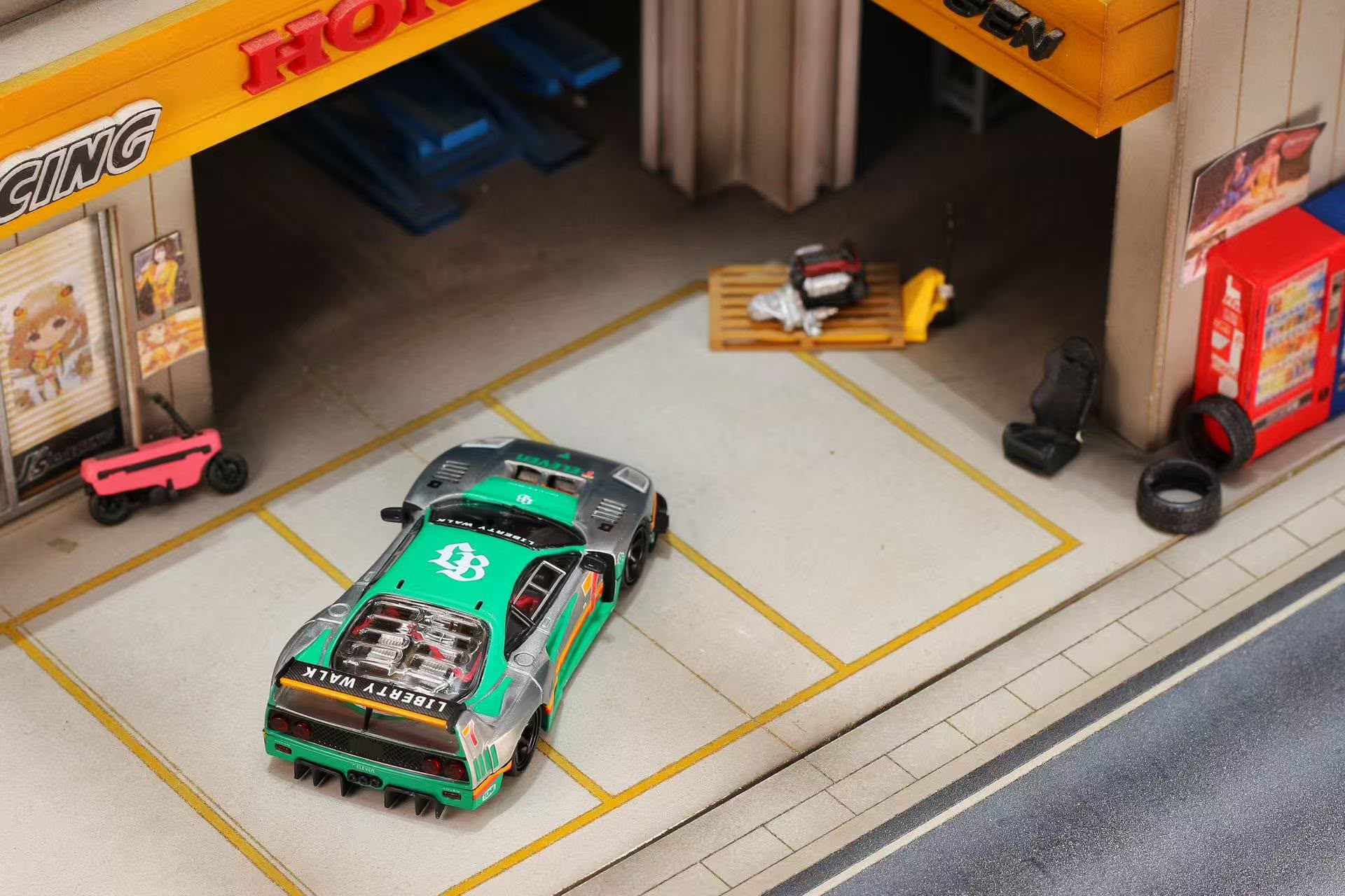 GHOST PLAYER Customized Version 1/64 Diecast Model.