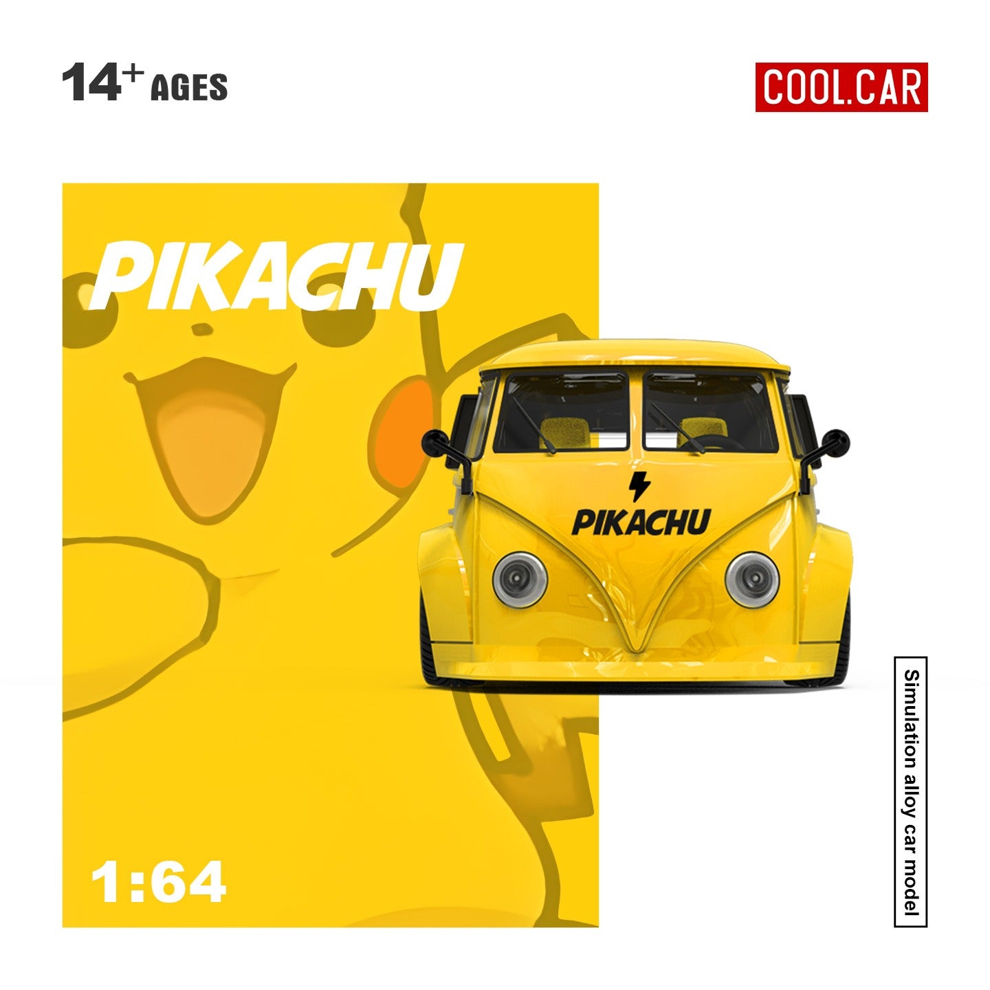 Cool Car 1:64 Daihatsu T1 Pikachu