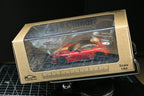 7cm Model 1/64 Supercar 12 cilindri Rosso Corsa/Giallo Modena Racing Livery Stripe