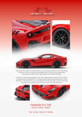 HH Model 1/64 Supercar F12 TDF Diecast Model.
