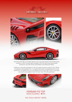 HH Model 1/64 Supercar F12 TDF Diecast Model.