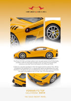 HH Model 1/64 Supercar F12 TDF Diecast Model.