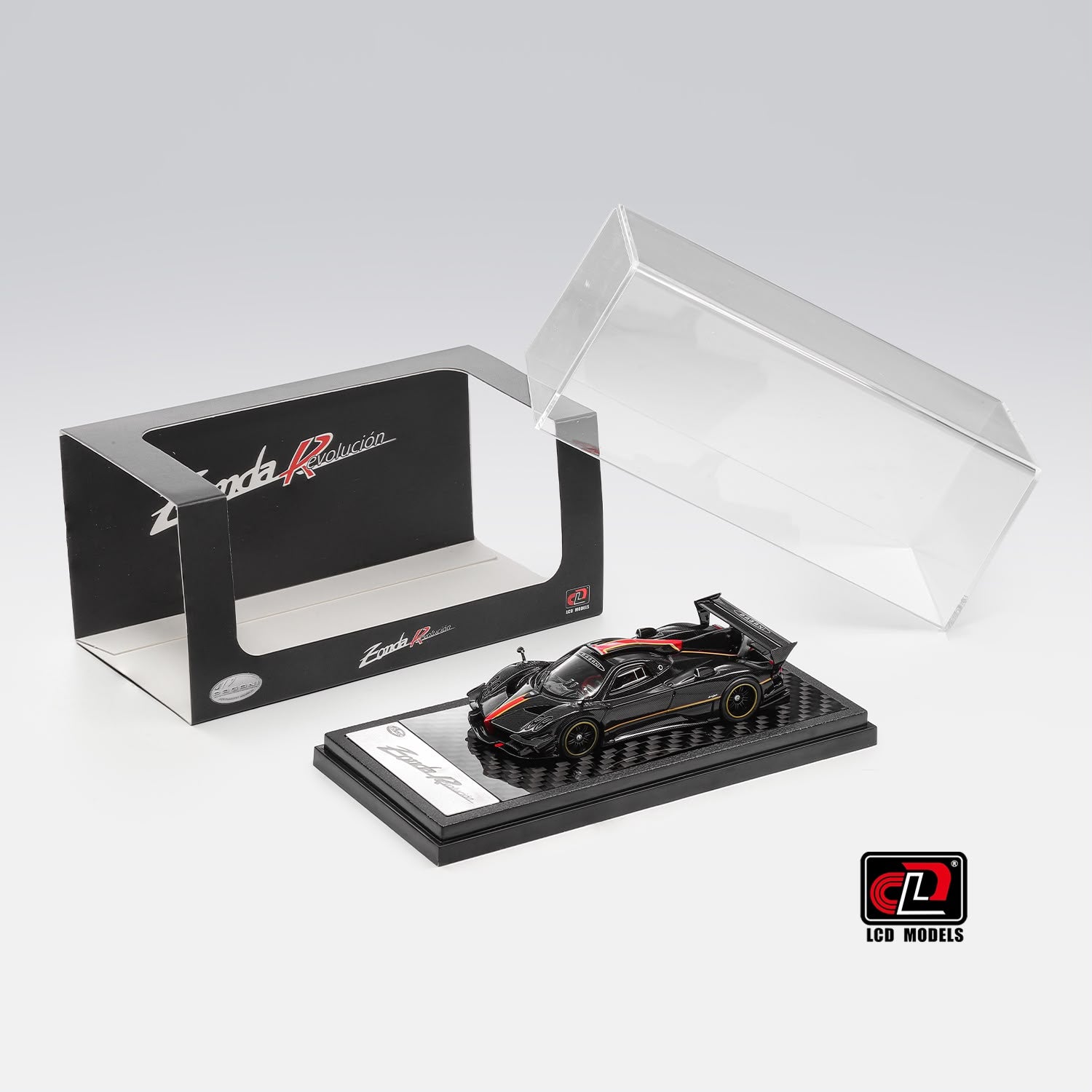 LCD 1:64 Pagani Zonda Revolution REVO Diecast Model.