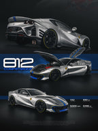 Glamcraft  1/64 Ferrari 812C Full Open Diecast Model.