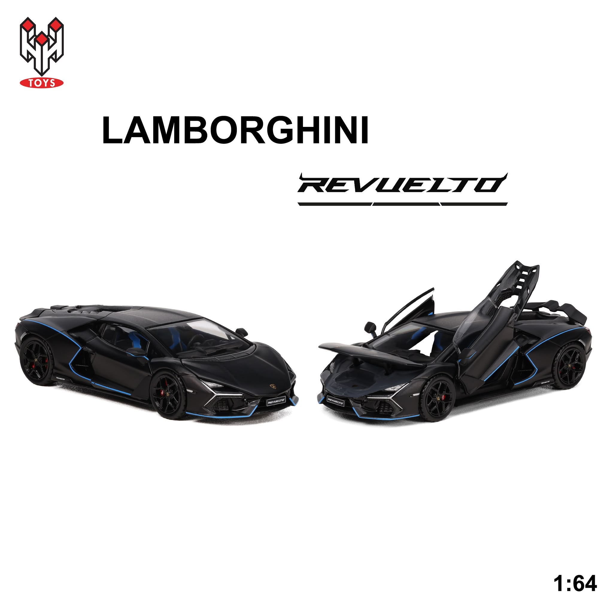 HungHing Toys 1/64 LAMBORGHINI  Revuelto (Full-opening door) Diecast Model.