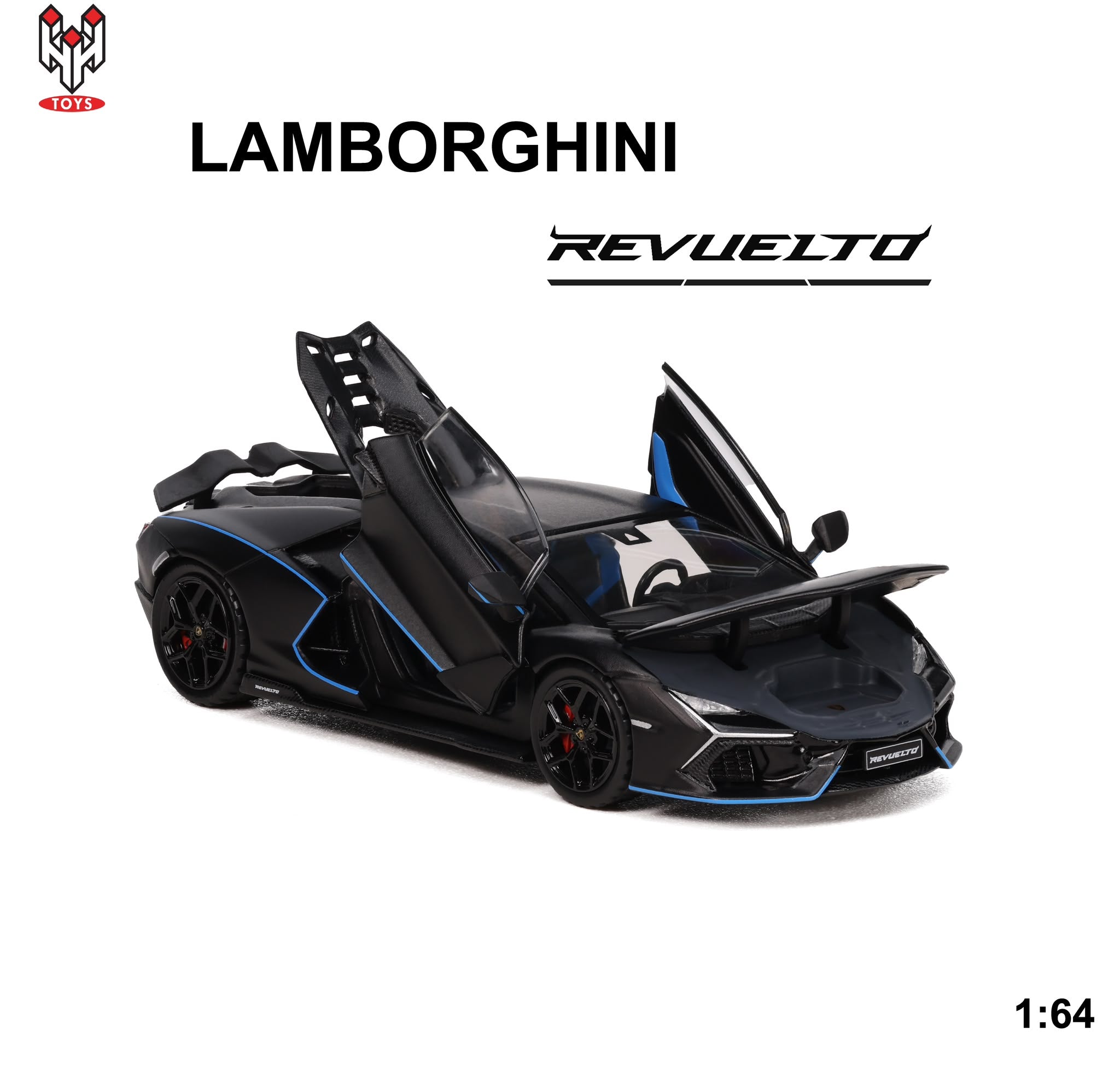 HungHing Toys 1/64 LAMBORGHINI  Revuelto (Full-opening door) Diecast Model.