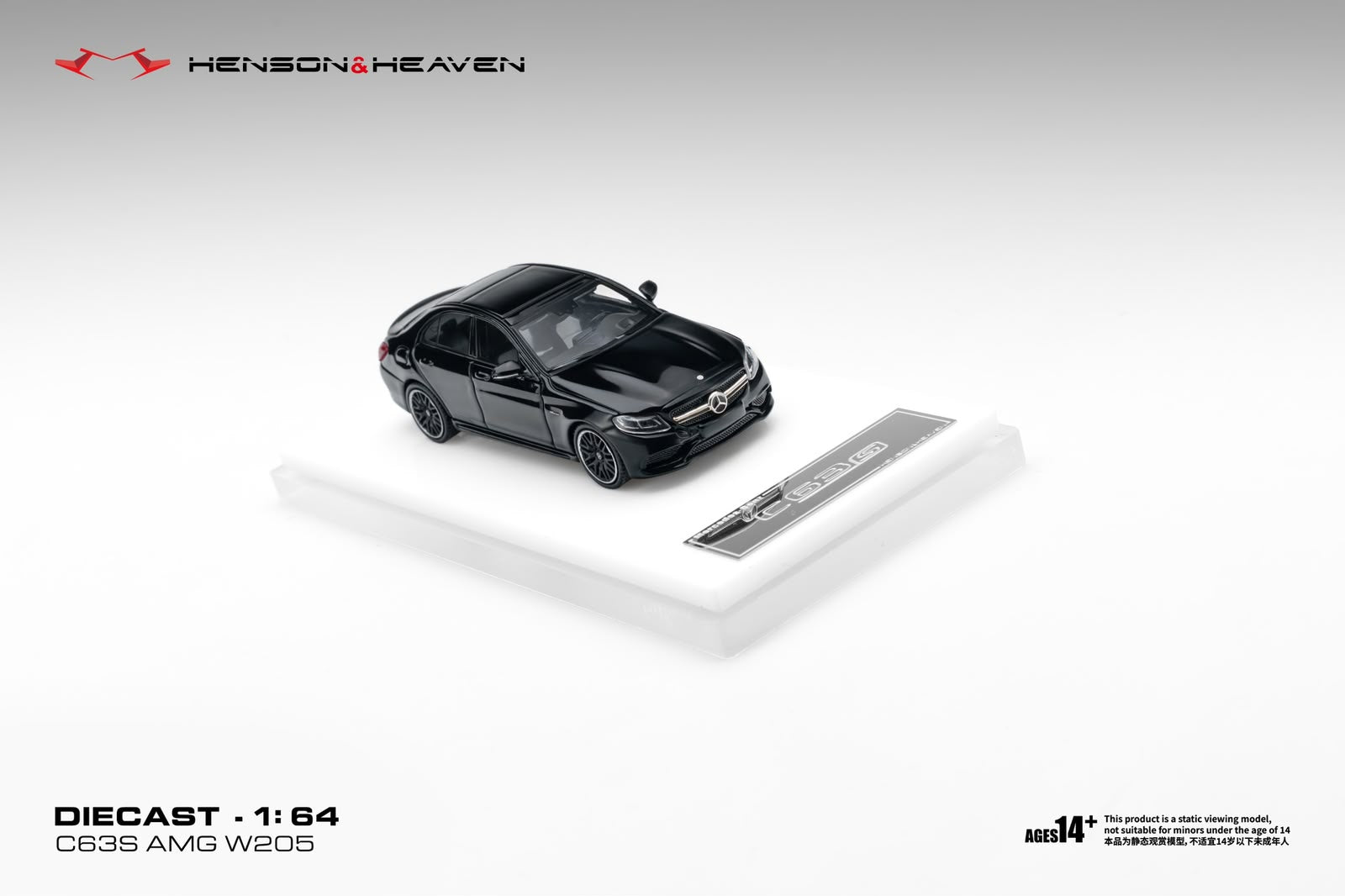 HH Model 1/64 Benz C63 AMG W205 Diecast Model.