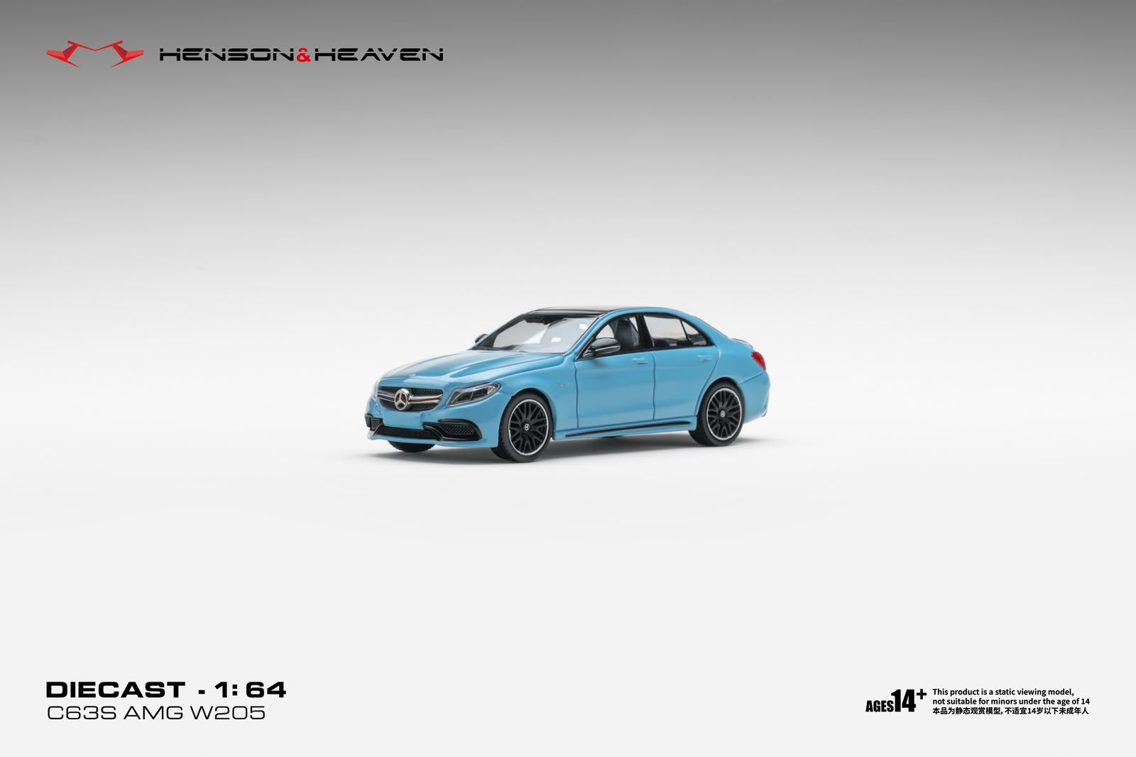 HH Model 1/64 Benz C63 AMG W205 Diecast Model.