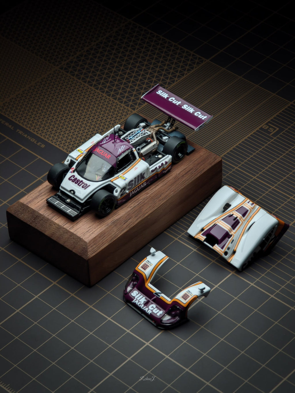 Transcend model 1:64 Jaguar XJR-9 1988 Le Mans Winner