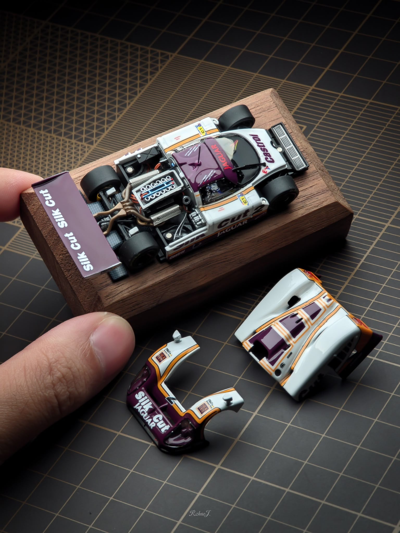 Transcend model 1:64 Jaguar XJR-9 1988 Le Mans Winner