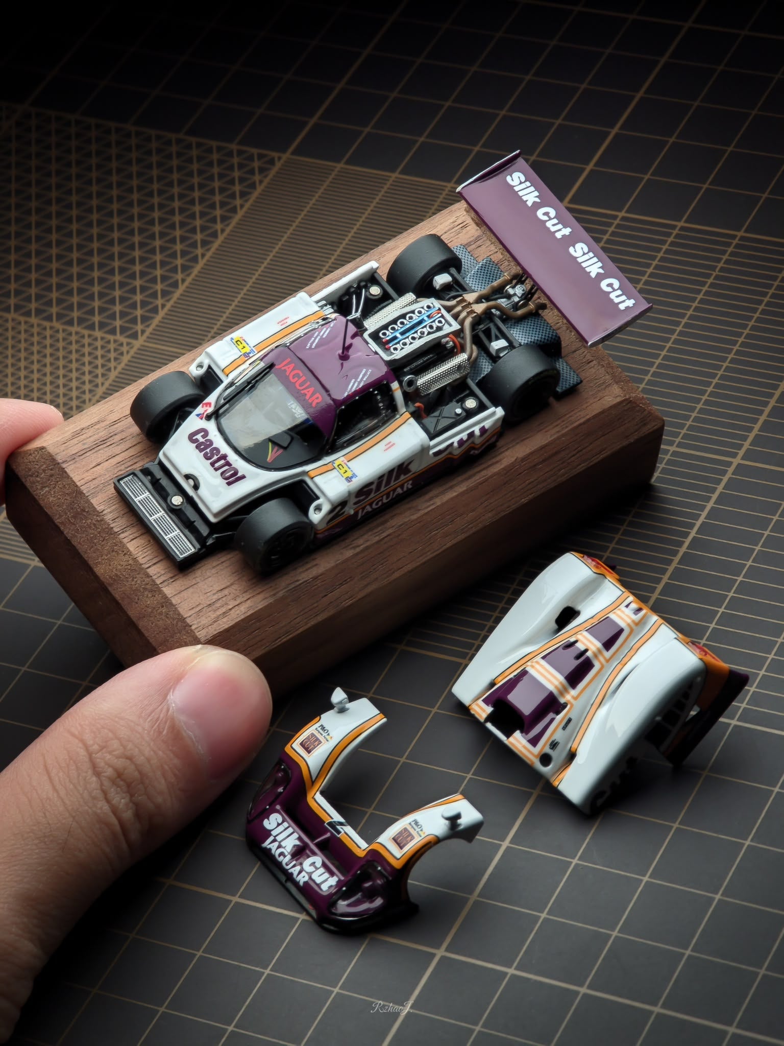 Transcend model 1:64 Jaguar XJR-9 1988 Le Mans Winner