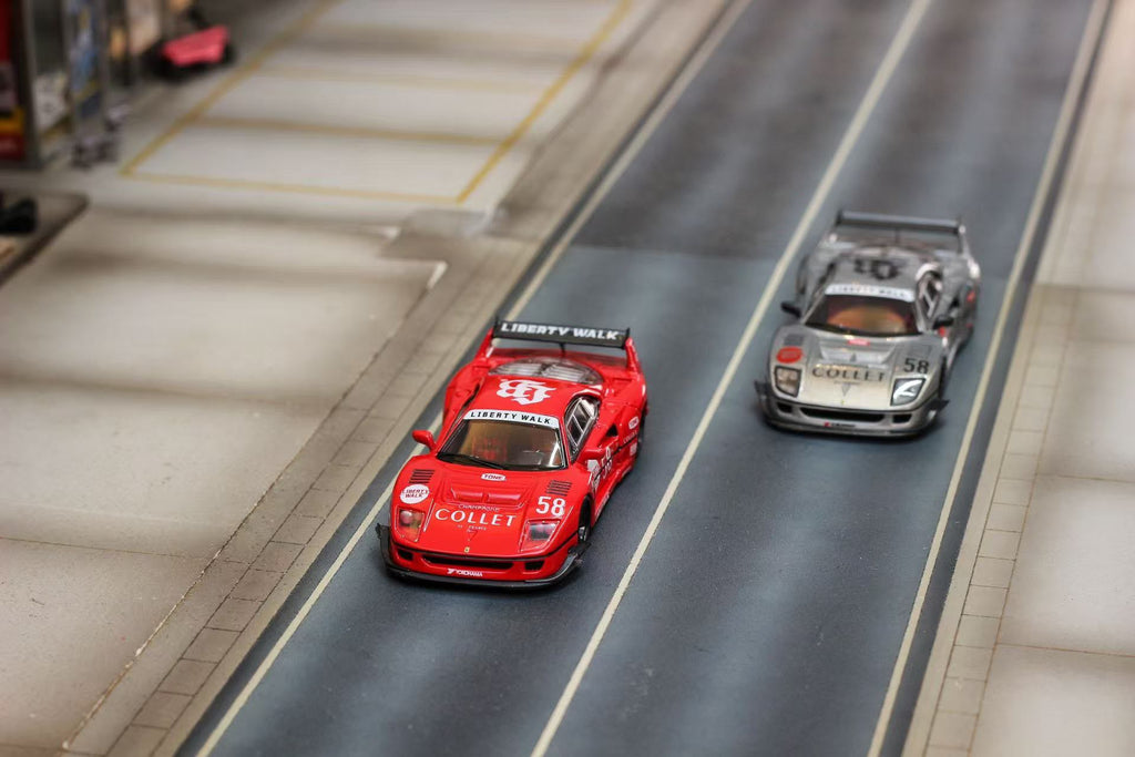 GHOST PLAYER 1/64 LBWK F40 Diecast Model.