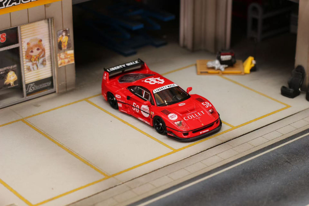 GHOST PLAYER 1/64 LBWK F40 Diecast Model.