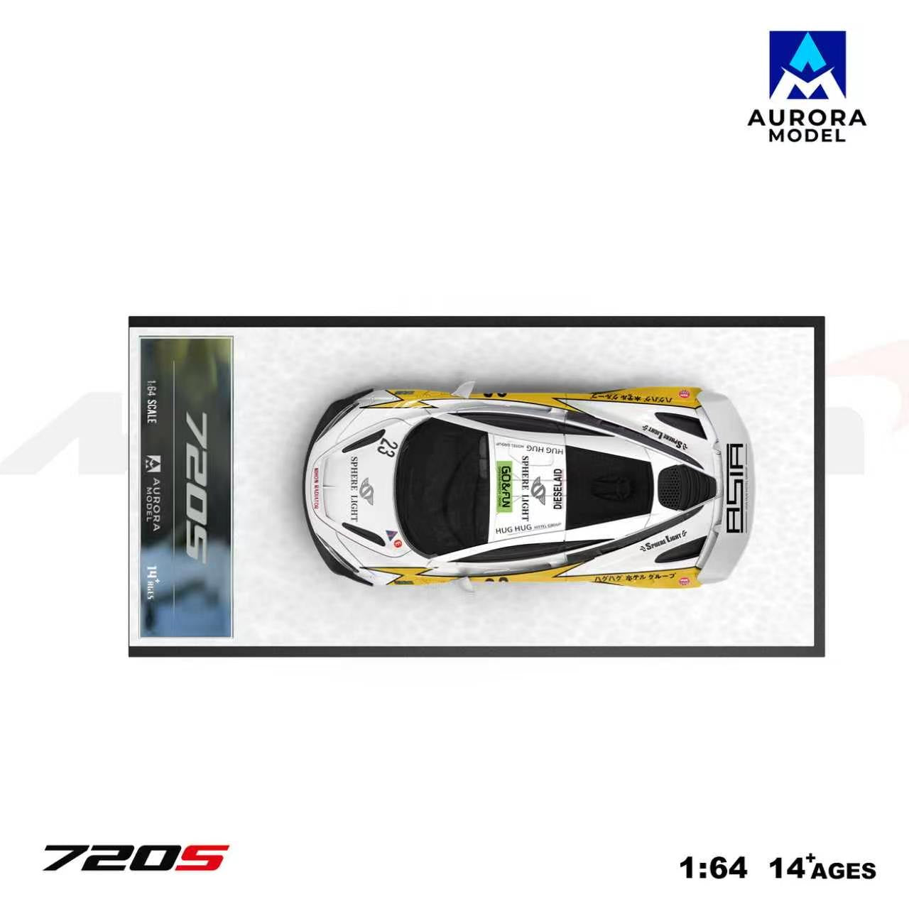 AM Aurora 1:64 Lightning Finish Series - McLaren 720S