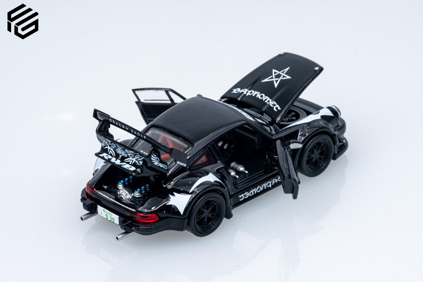 FG 1/64 Porsche RWB 930 Diecast Model.