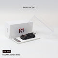 Rhino Mode RM 1/64 Zonda 760 King Diecast Model Full Carbon Black