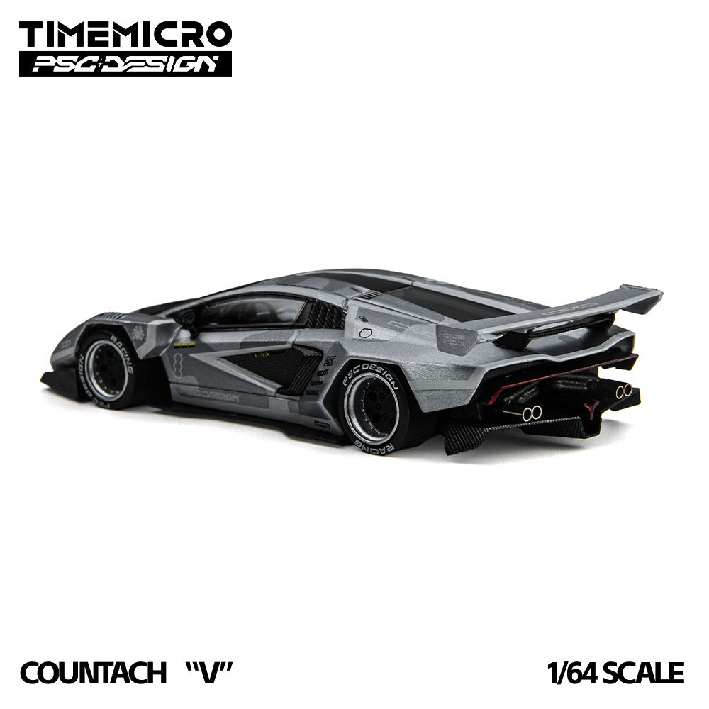 TimeMicro × PSC DESIGN   1:64  Countach "V"  x Gallardo "Lazer"