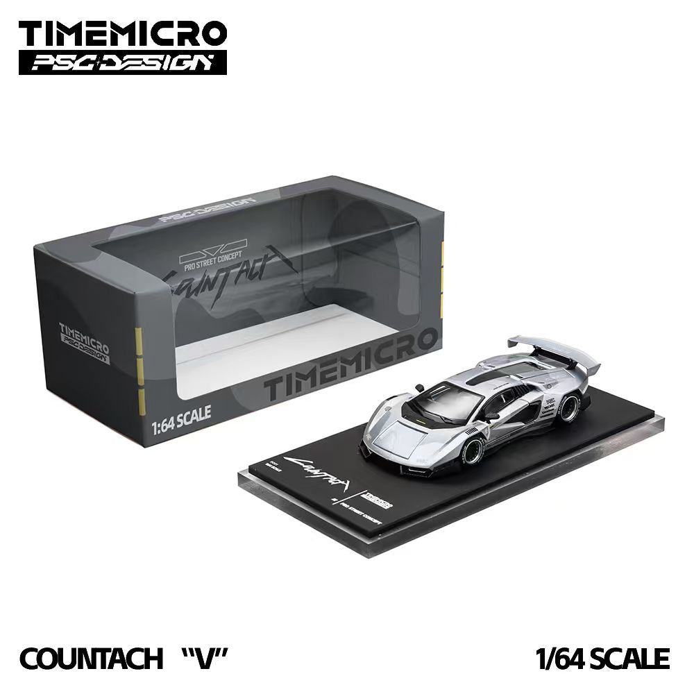 TimeMicro × PSC DESIGN   1:64  Countach "V"  x Gallardo "Lazer"