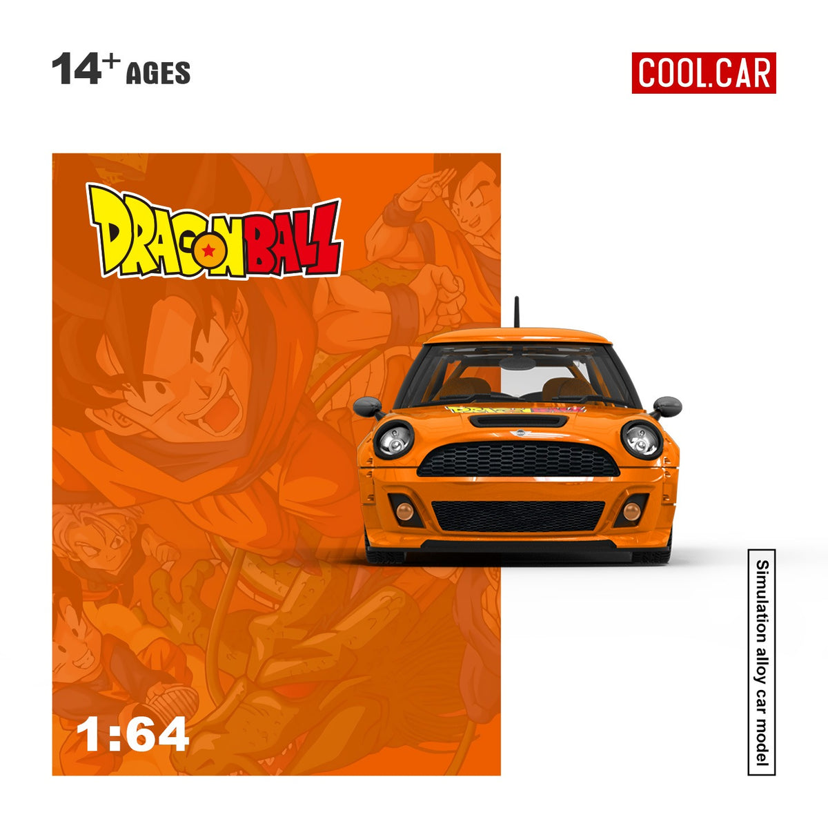 Cool Car 1:64 MINI COOPER Dragon Ball